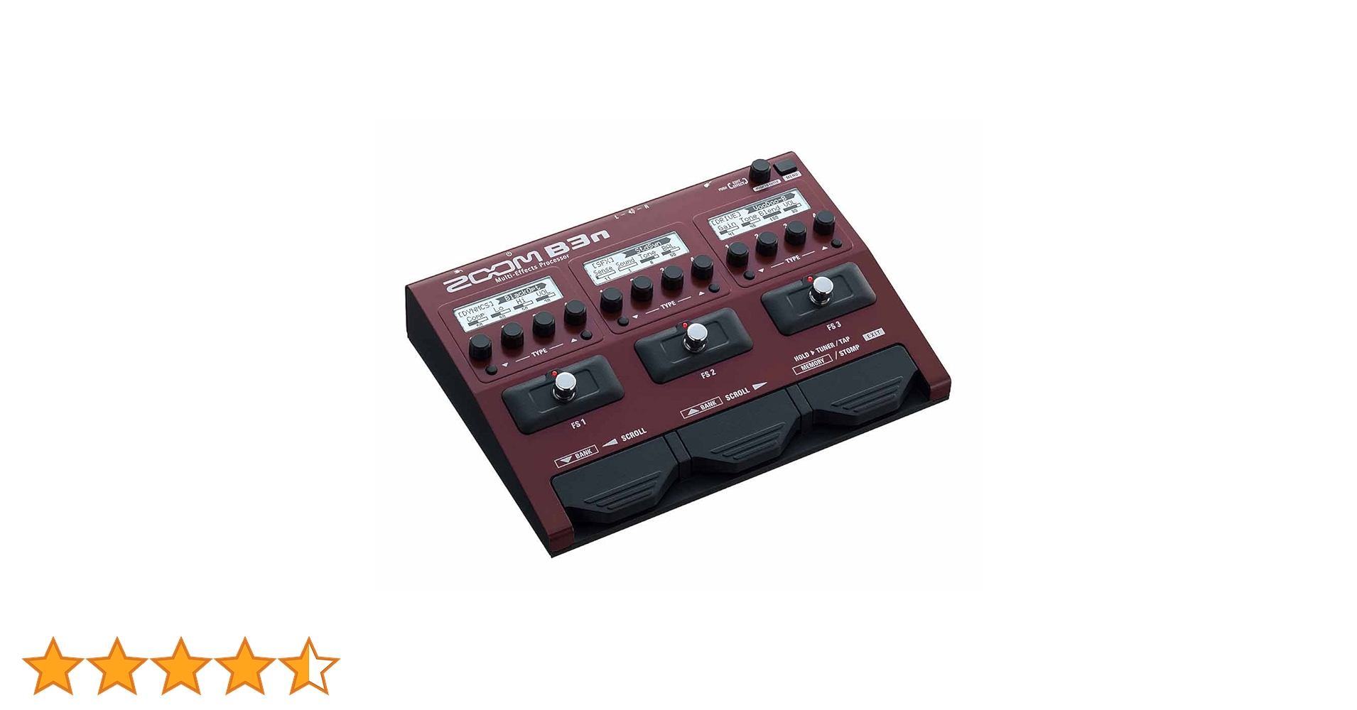 Amazon | ZOOM ズーム ベース用マルチエフェクツ・プロセッサー B3n